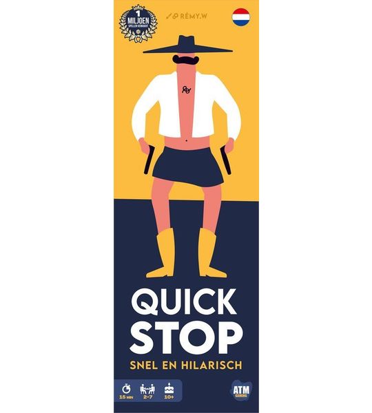 Spel - Kaartspel - Quickstop - 2 tot 7 spelers - 10+