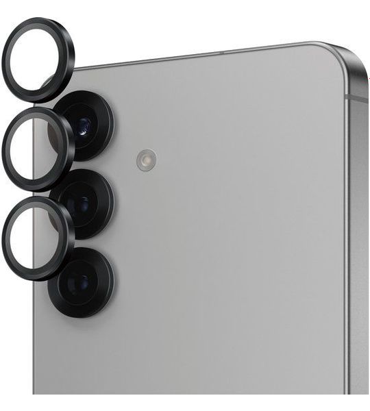PanzerGlass Hoops Black Lens Protector Voor Samsung Samsung Galaxy S 2025 Transparant