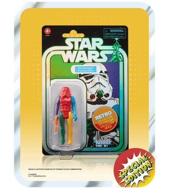 (Orange Version) Star Wars Retro Collection Stormtrooper Prototype Edition