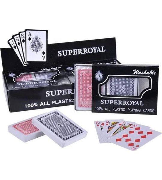 Super Royal Poker Cards - Plastic speelkaarten - Dubbel deck - 100% waterproof