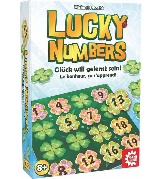 Game Factory Lucky Numbers, Bordspel, Tactisch, 8 jaar, 20 min