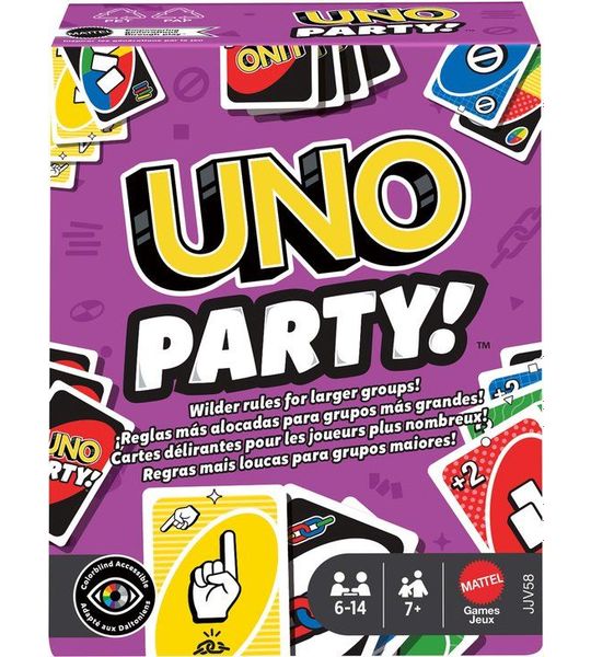 Mattel UNO Party! Card Game Card Games