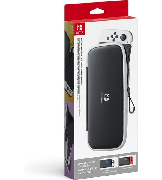 Nintendo Switch-OLED etui en beschermfolie