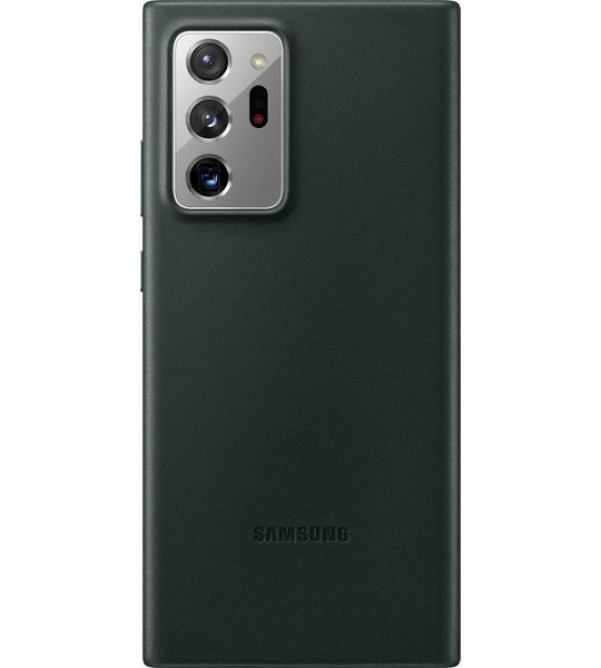 Samsung Galaxy Note20 Ultra Leather Cover Groen