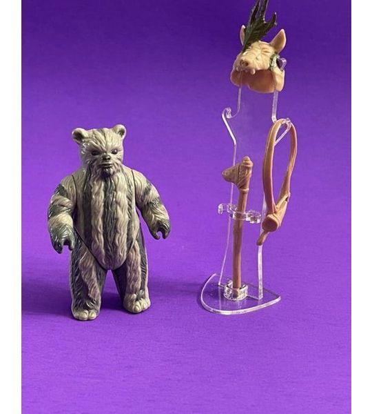 Vintage Star Wars Ewok Accessories Stand