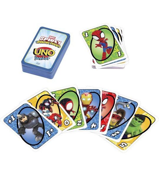 Mattel Games UNO Junior Spidey & Friends