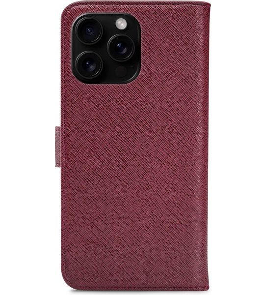 Mystyle Flex Wallet Telefoonhoesje Voor Apple Iphone 16 Pro Max Bordeaux