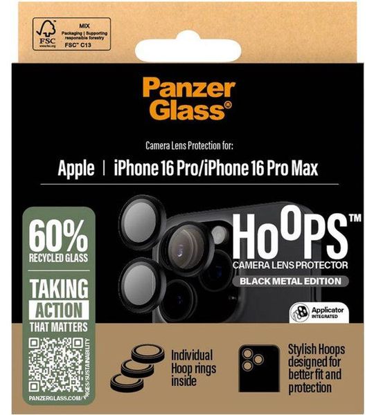 PanzerGlass Hoops Lensprotector Voor Apple Iphone 2024 6.1'' Pro;iphone 6.7'' Pro Transparant