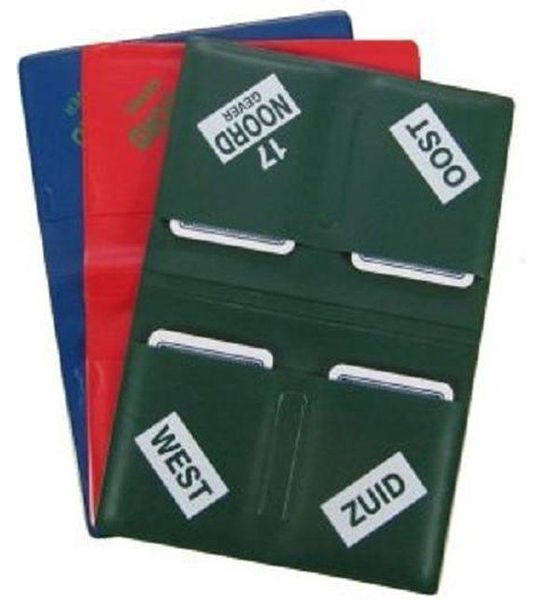 Voorbedrukte mapjes 17 t/m 24 BLAUW