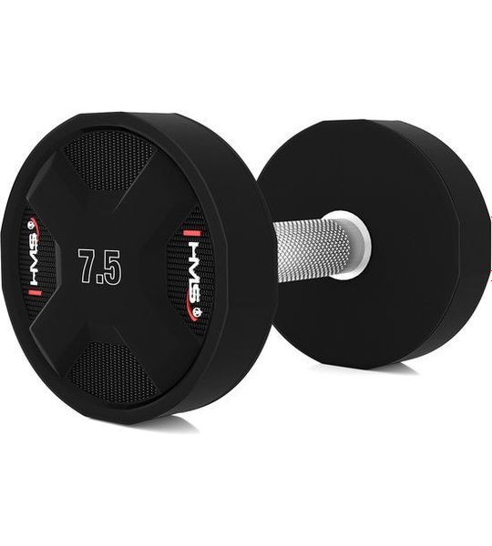 Hantel met Polyurethaan Coating 7.5kg - Antislip Grip