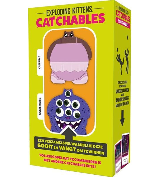 Exploding Kittens - Catchables Katastrofe & Katerina - Uitbreiding - Kaartspel