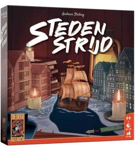 999 Games - Steden Strijd - Tactisch Bordspel - voor 2 personen