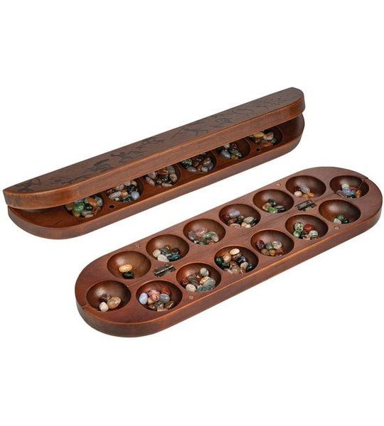 Kalaha 3259 hevea hout vouwb.40x12,6 cm