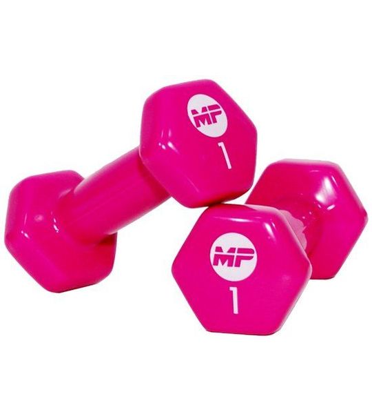 Vinyl dumbbells MP920 2 x 1 kg