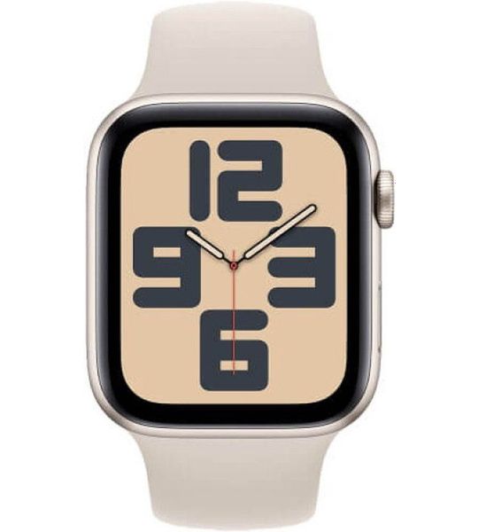 Apple Watch Se GPs + Cellular 44mm Starlight Sport Band S/m Smartwatch Aluminium