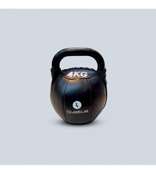 Sveltus Soft Kettlebell PU Black - 4kgs