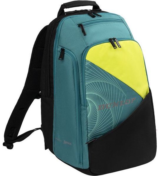 Dunlop- SX Performance Backpack- Tennistas- Teal/Black/Yellow