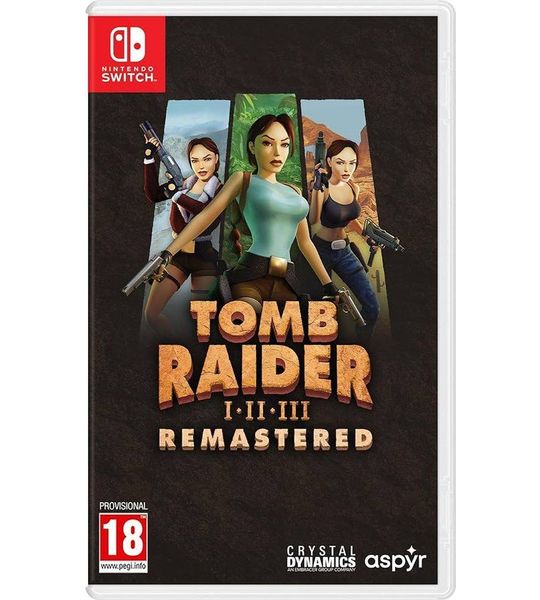 Tomb Raider I-III Remastered Starring Lara Croft Nintendo Switch