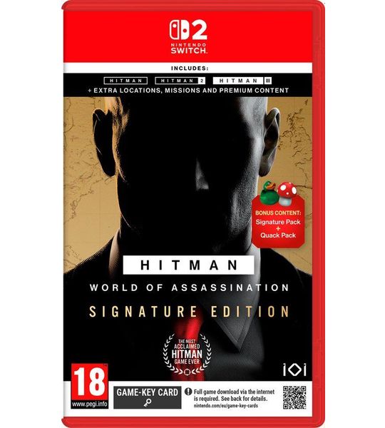 Hitman World of Assassination Signature Edition Nintendo Switch 2
