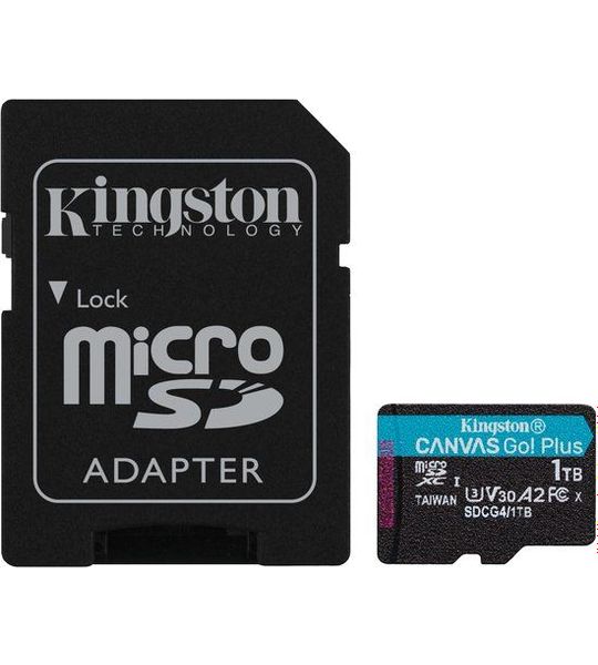 Kingston SDCG4/1TB Micro SD-kaart Zwart