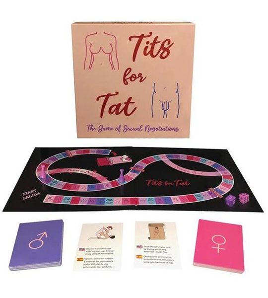 Tieten voor Tat bordspel