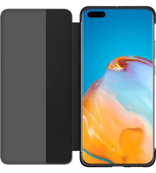 Huawei P40 Pro Smart Flip Cover Zwart