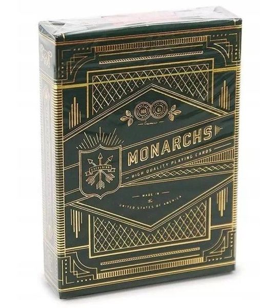 Bicycle Monarchs Green Speelkaarten - Luxe Kwaliteit
