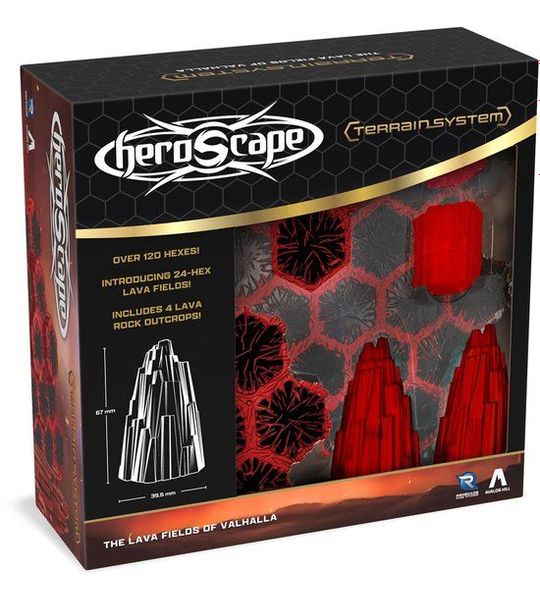 Heroscape the Lava Fields of Valhalla Terrain Expansion - Uitbreiding - Engels