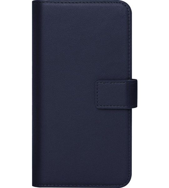 Caseuals Genuine Leather Wallet Bookcase Telefoonhoesje Voor Samsung Galaxy A35 5g Blauw