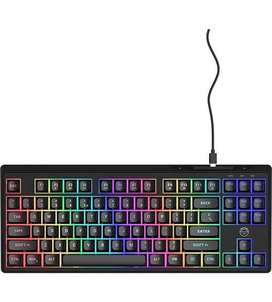Qware Tkl Jacksonville Bedraad Gamingtoetsenbord Zwart