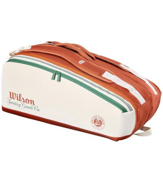 Wilson Roland Garros 2026 9PK Racket bag Cream
