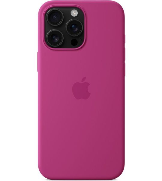 Apple Silicone Magsafe Cover Voor Apple Iphone 16 Pro Max Fuchsia