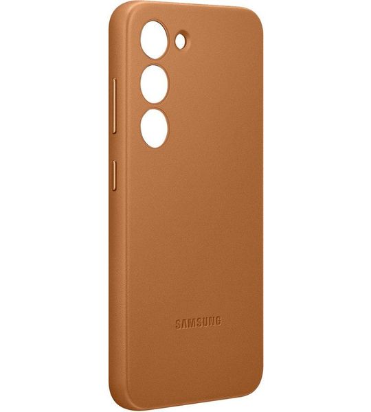 Samsung Galaxy S23 Leather Case Camel