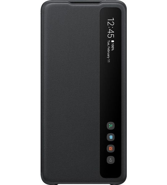 Samsung Galaxy S20 Ultra Clear View Cover Zwart