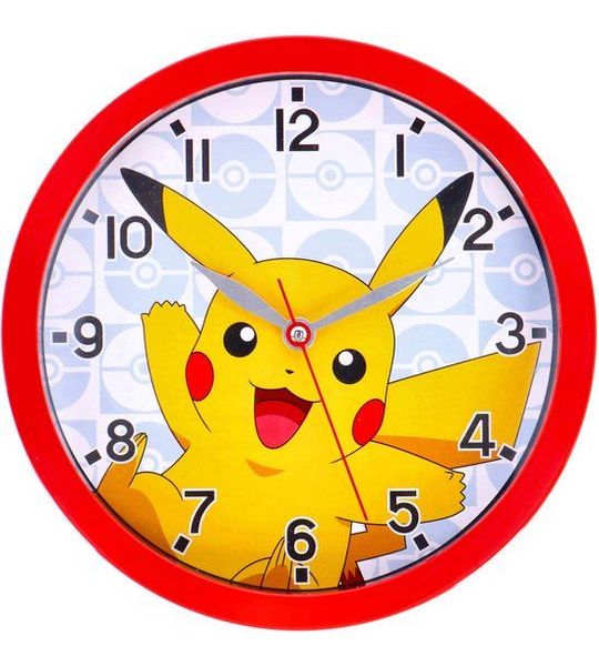 Pokemon - Wandklok: Pikachu