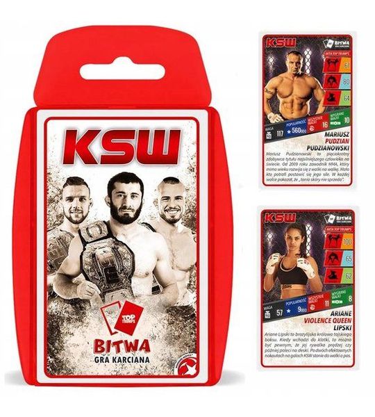 Top Trumps KSW Kaartspel: MMA Helden Strijd