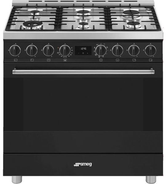 Smeg B91GMMBNLK2 Gasfornuis Zwart