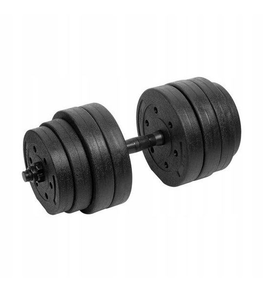 Verstelbare Dumbbells 20kg Bitumen - Rebel Actieve Krachttraining