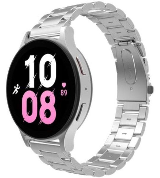 Just in case Primesteel Strap Samsung Galaxy Watch 20mm Horlogebandje Zilver