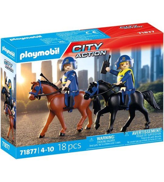 PLAYMOBIL Action Heroes: Politie te paard - 71877