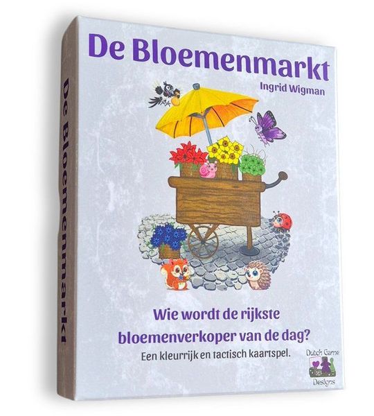 De Bloemenmarkt - Vrolijk Kaartspel voor gezinnen en vrienden