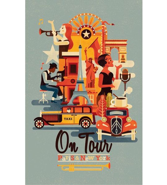 On Tour: Paris and New York - Gezelschapsspel - Engels - Allplay