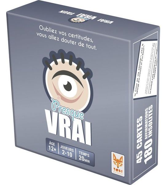 Topi Games – Presque Vrai – Kaartspel – Kennisquiz – 45 kaarten