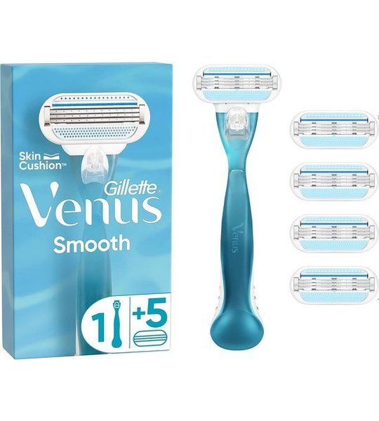 Gillette Venus Smooth Starter Set 1 houder+5 mesjes