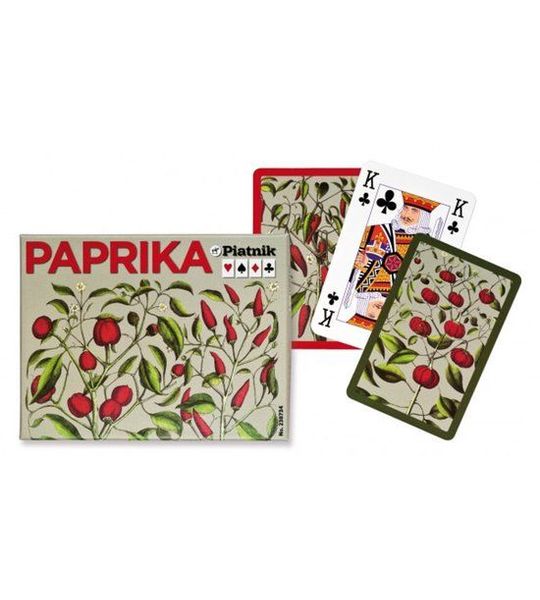 Piatnik Paprika Speelkaarten - Dubbeldeks.