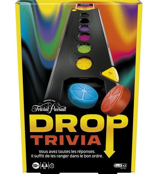 Hasbro Gaming Drop Trivia 15 min Bordspel Feest
