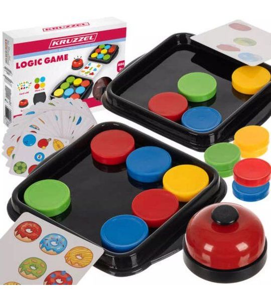 Kruzzel Logisch Denkspel voor Kinderen – Educatief Spel met Patronen en Bel