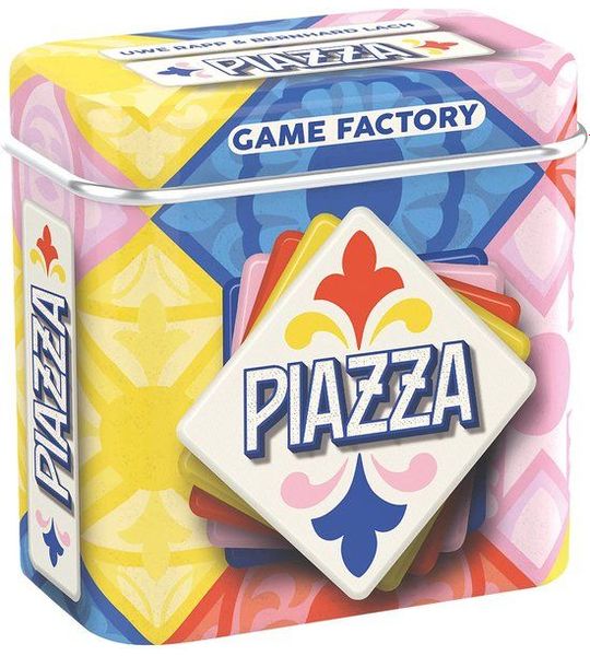 Game Factory Piazza, Bordspel, Op speelstenen gebaseerd, 8 jaar, Familiespel