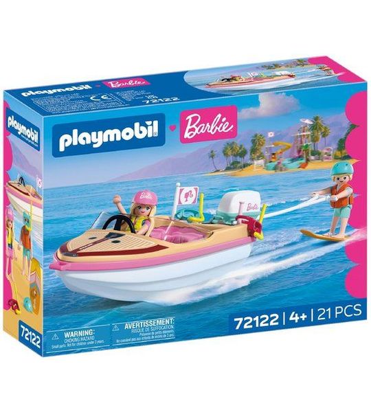 Playmobil X Barbie Adventure Ship Bouwspel 21 Stukken Roze Kinderen