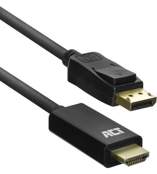 ACT Ac7550 Displayport-naar-hdmi-adapterkabel 18 M